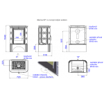 Kachlová kamna ABX Marina s výměníkem, písková